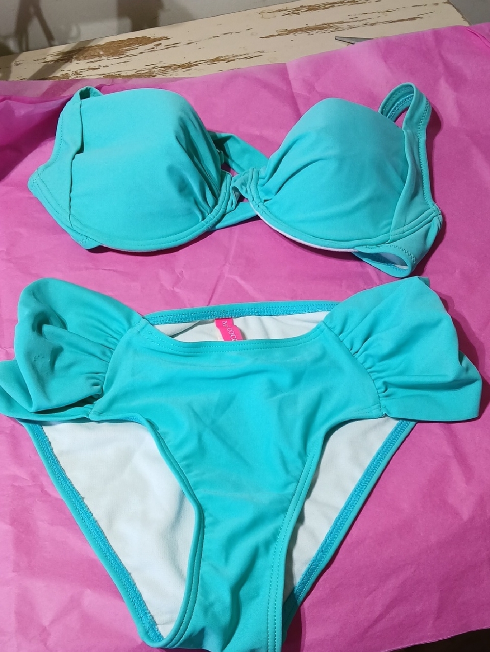Turquoise Two-Piece Bikini Set